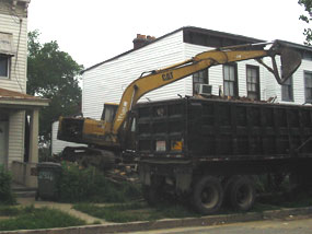 Demolition of 2316 R Street, Richmond, Virginia