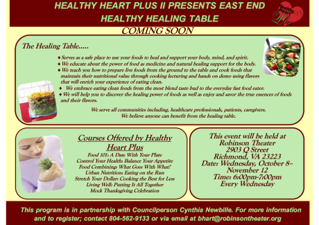 East End Healing Table Flyer(1)