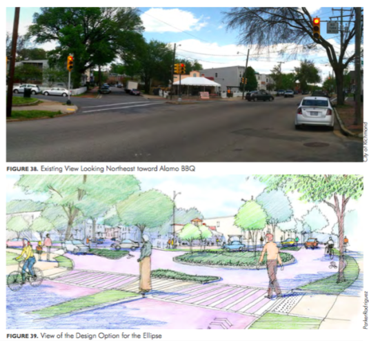 I can't help but notice now that the renderings don't include the street paint or signage