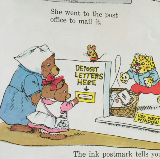 Richard Scarry's Church Hill: 25th Street Post Office