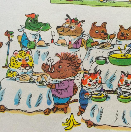 Richard Scarry's Church Hill: The Roosevelt, Metzger's, Dutch & Co?