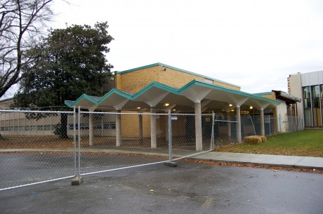 Entrance to the old MLK Middle School