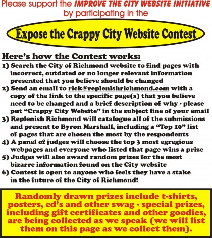 Expose Crappy City Website Contest