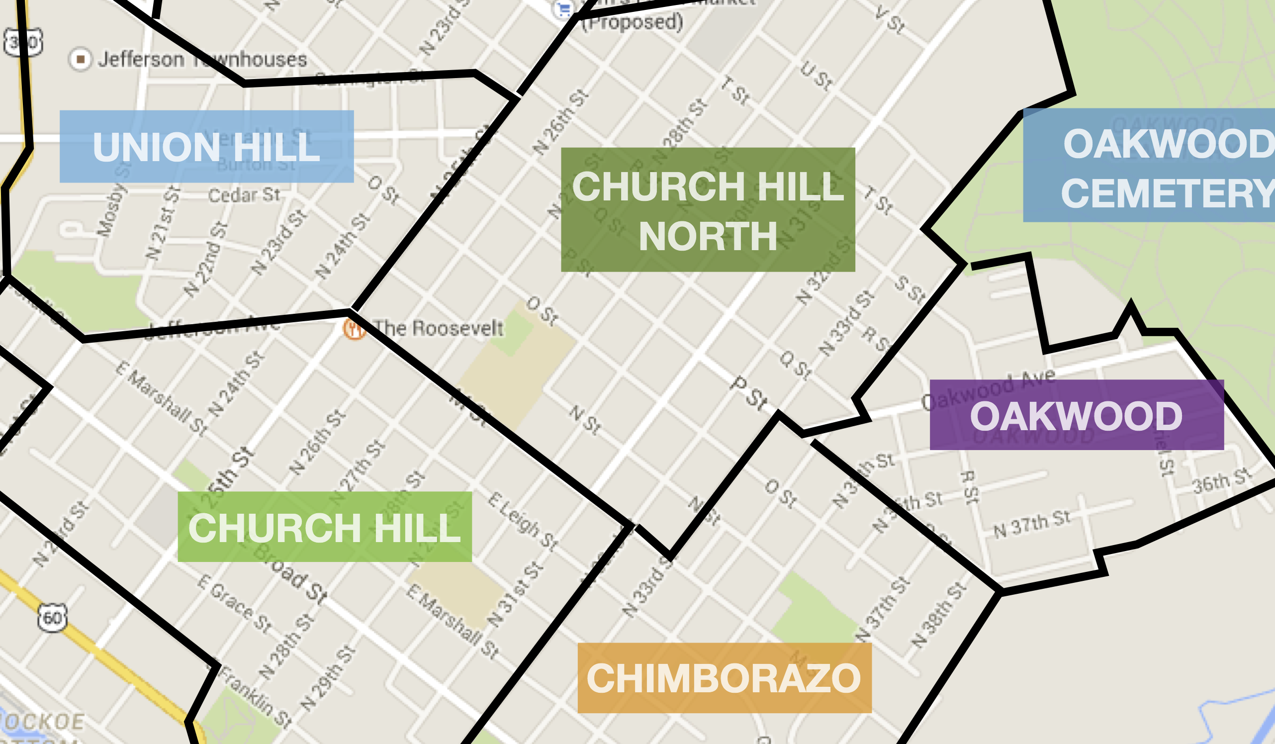 map of church hill richmond va        <h3 class=
