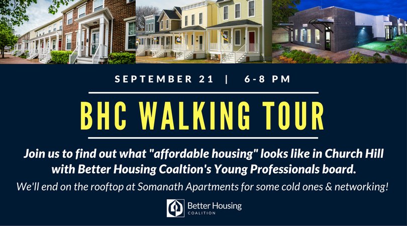 Better Housing Coalition with FREE Church Hill Walking