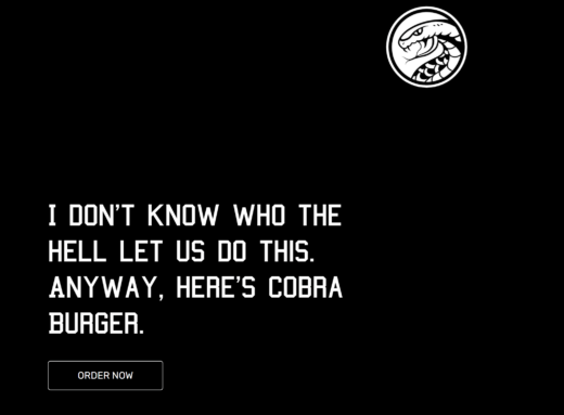Cobra Burder Order Page